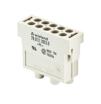 Wieland 4 kV Impulse Voltage Pin Insert - 10 Pole Male Connector