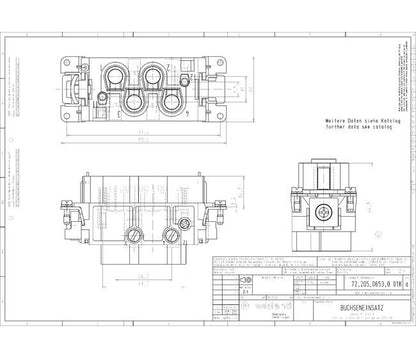 Wieland POW BUS 4/2 FA DB AG Industrial Connector Insert - Image 2