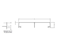 Aluminum Grooved Sign Panels - Industrial Profile