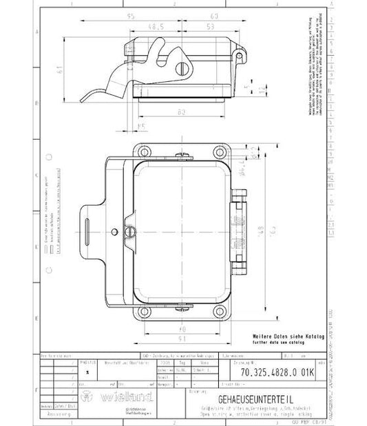Wieland Industrial Connector Housing 32-Pole - Image 1