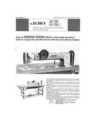 Juki LG-158-2 Double Needle 30 Inch LongArm Walking Foot Sewing Machine - Image 2