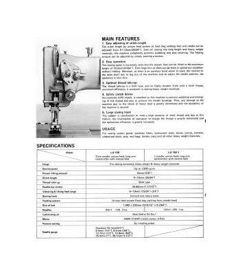 Juki LG-158-2 Double Needle 30 Inch LongArm Walking Foot Sewing Machine - Image 3