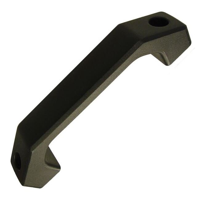 Industrial Nylon Rectangular Grip Pull Handle with Unthreaded Holes - Load-Rated 225 lb - Image 1