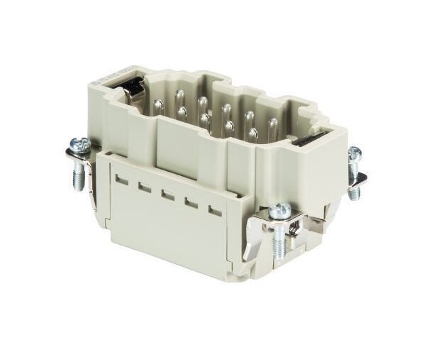Wieland BAS STP 10 2.5 50 AG Industrial Connector Insert - Male, 10-Poles - Image 1