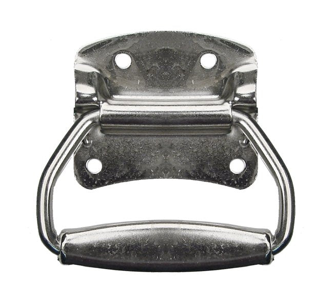 Monroe PMP Oval Grip Weld-On Pull Handle with Nickel Plated Finish - Image 1