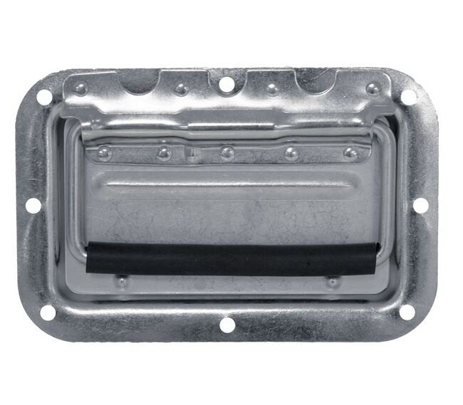 Rectangular Grip Spring-Loaded Ring Cushion Handle Pull Handle - Image 1