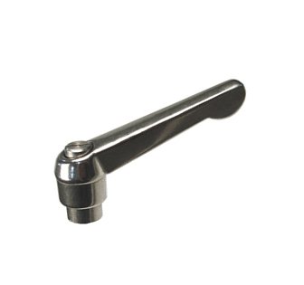 Adjustable Stainless Steel Teardrop Handle Insert - Tapped - Inch - Image 1