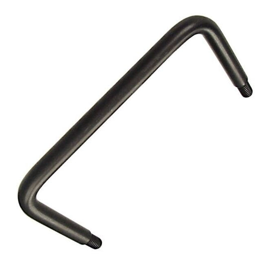Monroe PMP Round Grip Pull Handles with Threaded Studs - Black Anodized Finish - Image 1