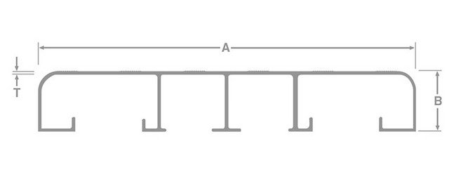 Aluminum Stadium Seats with Rounded Edges - Image 1