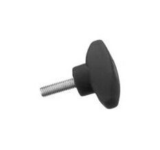 Thermoplastic T-Handle with Stud - Metric Light Duty Industrial Handle - Image 1