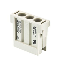 Wieland 3-Pole Crimp Pin Insert for Industrial Multipole Connectors