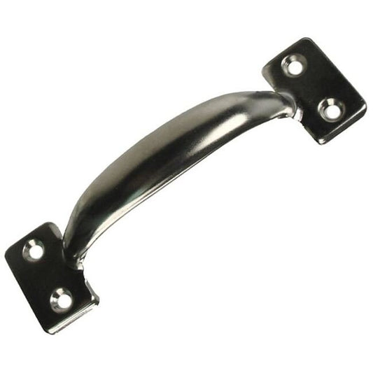 Monroe PMP Oval Grip Pull Handle - Style 1, Stainless Steel - Image 1