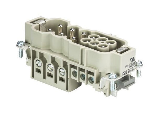 Wieland POW STS 6/6 GC CA AG Industrial Connector Insert - Image 1