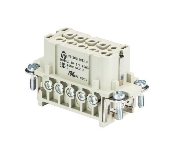 Wieland HD BUS 10 2.5 25 AG Industrial Female Connector Insert - Image 1