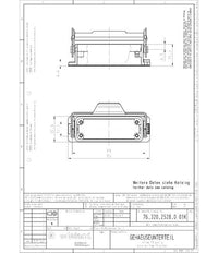 Wieland Bottom HD GUT GK 25 50 A Industrial Connector Housing