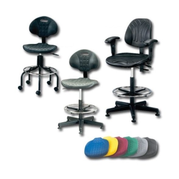 V7200D, BEVCO Series 34 Pound (lb) Weight Ergonomic Polyurethane Seating Industrial Chair - Image 1