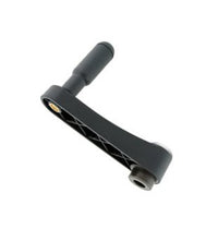 Plastic Ergo Crank Handle with Revolving Handle - 3.94 in - Black