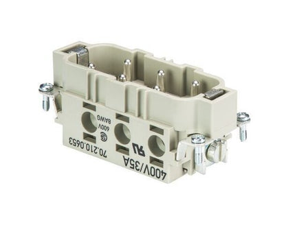 Wieland MALE INSERT POW STS 6 6.0 40 AG Industrial Connector - Image 1