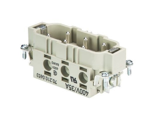 Wieland MALE INSERT POW STS 6 6.0 40 AG Industrial Connector - Image 1
