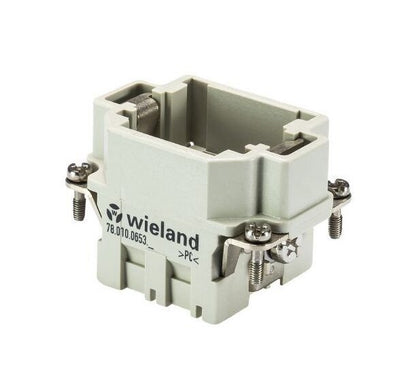 Wieland Gray Modular Connector Male Frame - 2 Module Capacity - Image 2