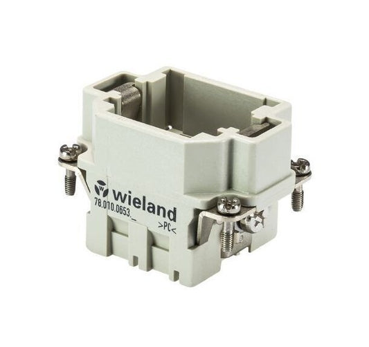 Wieland Gray Modular Connector Male Frame - 2 Module Capacity - Image 2