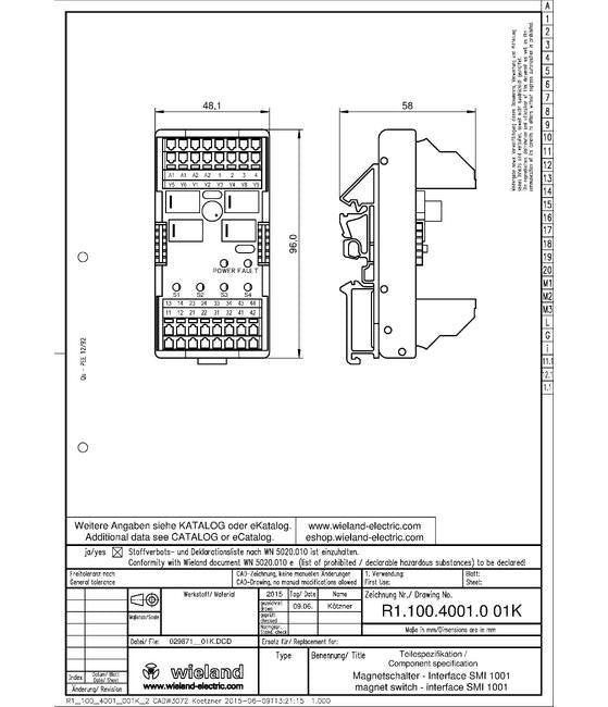 Wieland 16-Pole Multi-Pole Adapter with Female Insert - Image 2