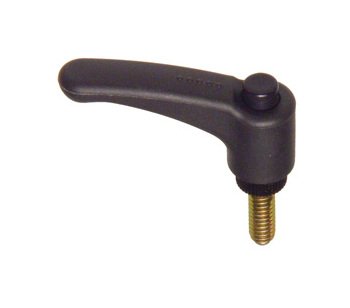 Ergonomic Plastic Button Head Adjustable Steel Stud - 3/8-16 Thread - Image 1