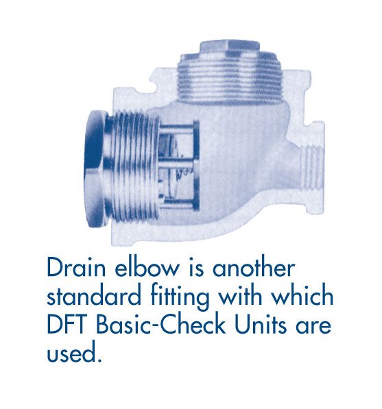 DFT Basic-Check 1" 316 SS Threaded In-Line Check Valve - Image 3