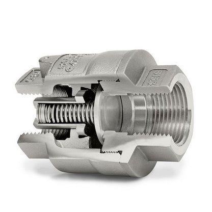 SCV-R In-Line Restrictor Check Valve - 316 SS 1/2" NPT 750 CWP - Image 1