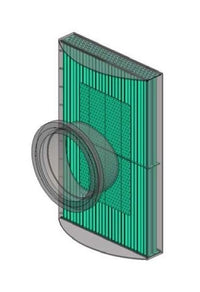 Rectangular Perforated Plate Inlet Diffuser