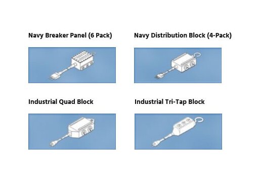 Integro Navy Distribution Blocks 4-Pack - Image 2