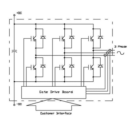 Advanced IGBT Inverter PowerStack - 450A/1200V 3-Phase Bridge - Image 2
