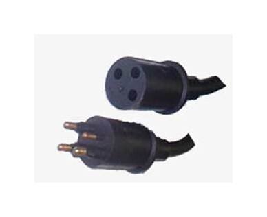 Navy Specification 440V Power Cord - 4M110-4F110 Male Power Cord, 100A, Straight Design - Image 1