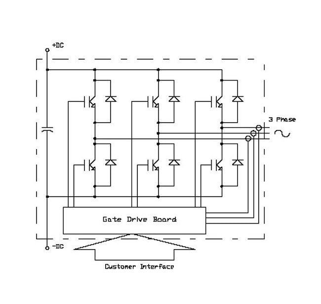 IAP200T120 PowerStack 200A/1200V 3-Phase IGBT Inverter - Image 2