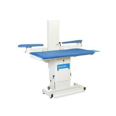 Reliable 7600VB Vacuum & Up-Air Commercial Heated Ironing Board Pressing Table - Image 1