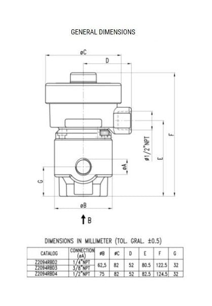 Jefferson Brass 2-Way Solenoid Valve for CNG Vehicles - Image 2
