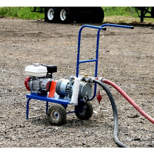 Turbo Compressor Cart Assembly with 5HP Honda Engine - Image 1