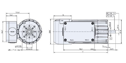 Dunkermotoren KD Series 0.28 Nm AC Motor - Image 3