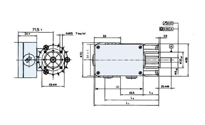 KD/DR Series AC Motor - 0.12 N·m Torque, 230V, IP54 Rated - Image 3