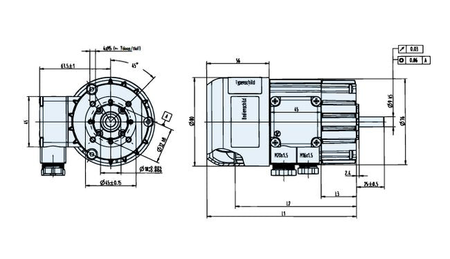 KD/DR Series 0.278 Nm AC Motor - Image 2