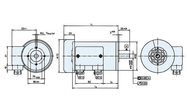 Dunkermotoren KD Series 0.122 N·m AC Motor - Image 2