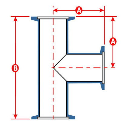 KF-16 3-Way Tee Fittings - Image 2