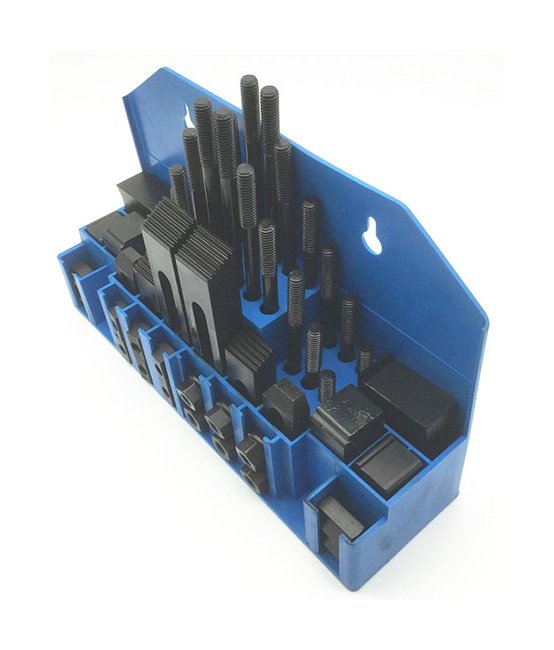 Precise 58-Piece Clamping Kit for 3/8 in T-Slot, Heat Treated Steel - Image 2