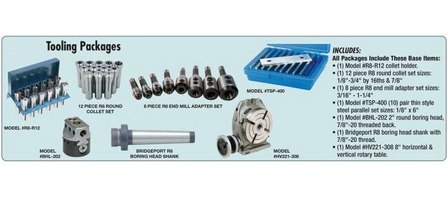 Precise Mill Drill Vise Package with Complete Tool Set - Image 3