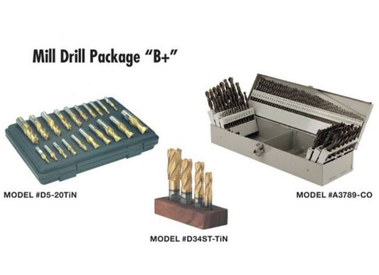 Precise Mill Drill Vise Package with Complete Tool Set - Image 1