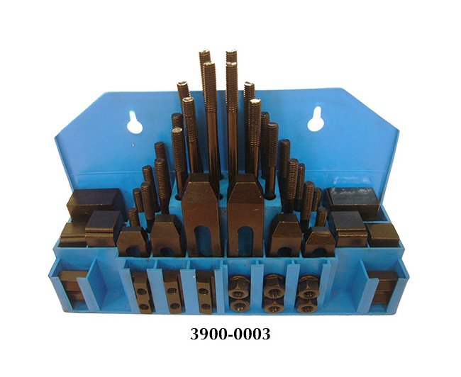 Precise 58 Piece Clamping Kit for Bridgeport Type Milling Machines - Image 1