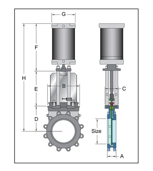Sure Flow 16-inch Pneumatic Actuator - Image 1