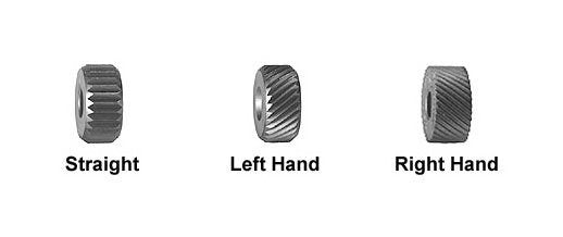Fine Pitch Diamond Left Hand Tool Pattern Knurl - 5/8" Diameter, 33 TPI - Image 1