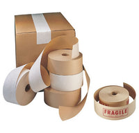 3-Inch Tan Heavy-Duty Fiberglass Reinforced Gummed Tape