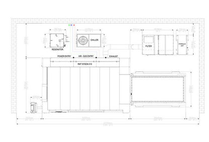 Kyson 510-3 3 kW Fiber Laser Light Source - Image 2